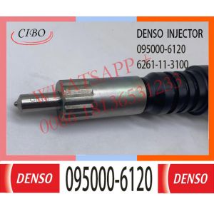 095000-6120 Denso Diesel Common Rail Fuel Injector For Komatsu PC600 PC650-8