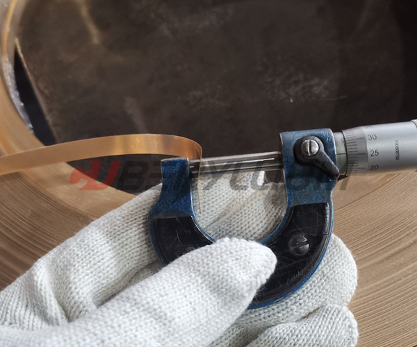 Qbe1.9Ti Beryllium Copper Strip Coil 0.2mmx200mm Hard State For Contact Bridges