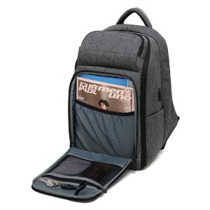 25 Litre Computer Interlayer USB Charging Anti Theft Waterproof Backpack