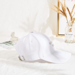 Unisex Outdoor Six Panel Baseball Caps With Plastic Buckle