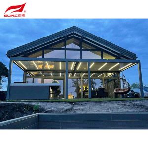 Quality Awning Bioclimatica Motorized Aluminum Pergola Waterproof Outdoor Garden for sale