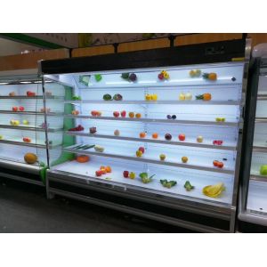 Energy Saving Glass Door Multideck Open Chiller For Supermarket Projects