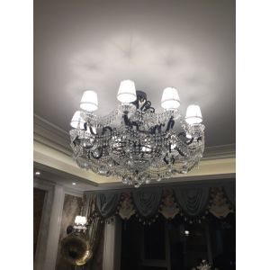 Black iron candle chandelier (WH-WI-03)