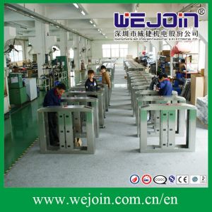 Intelligent swing barrier with bridge-type and 304 stainless steel housing