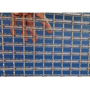 Velp Antique Brass Architectural Metal Mesh SS316 Crimped Wire Mesh