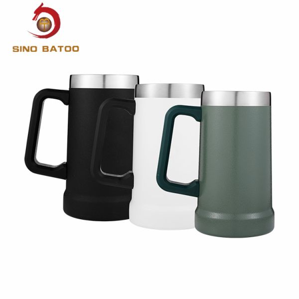 Buy 24oz 700ml Stainless Steel Travel Mug With Handle at wholesale prices