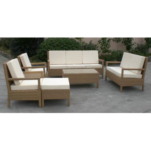 Buy 7pcs modern garden wicker furniture at wholesale prices