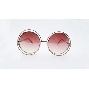 Ladies' fashion accessories Metal sunglasses 2019 fashion design UV 100% Round