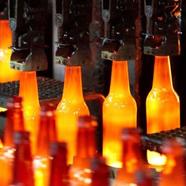 Customized Wine Container 380V Glass Bottle Manufacturing Machine