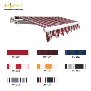 Lightweight Arm Aluminium Waterproof Retractable Awning Outdoor Awnings
