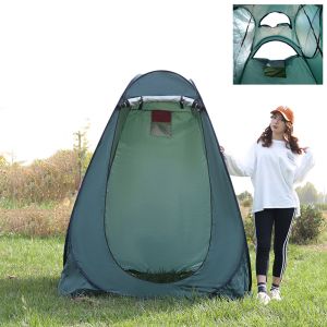 Folding Pop Up Camping Shower Enclosure Polyester 190T Steel