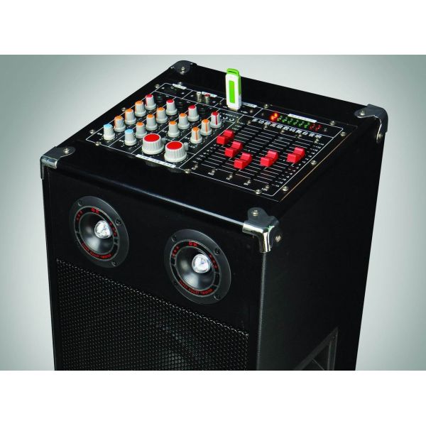 Buy 2.0CH professional stage audio speaker with function USB/SD/FM at wholesale prices