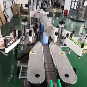 Oval Bottle Double Side Automatic Sticker Labeling Machine Packaging
