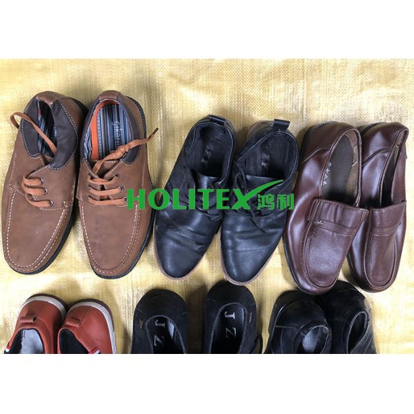 Popular Used Mens Shoes Comfortable Leather / Sandals Shoes For Export