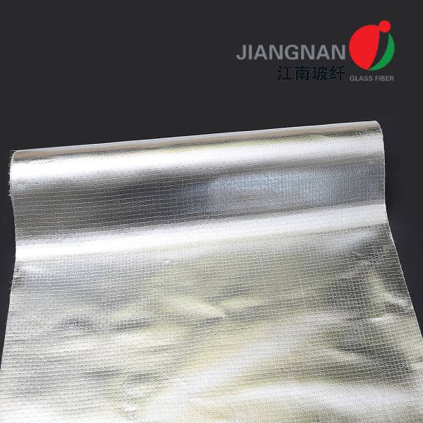 Buy Composite Aluminum Foil Laminated Fiberglass Fabric For Light Reflectivity at wholesale prices