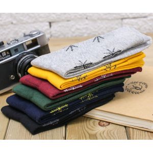 China Knee High Long Socks Combed Cotton on sale