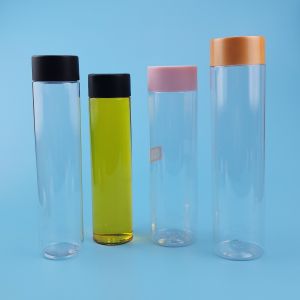 PET Transparent Disposable Beverage Jar With Aluminum Cover