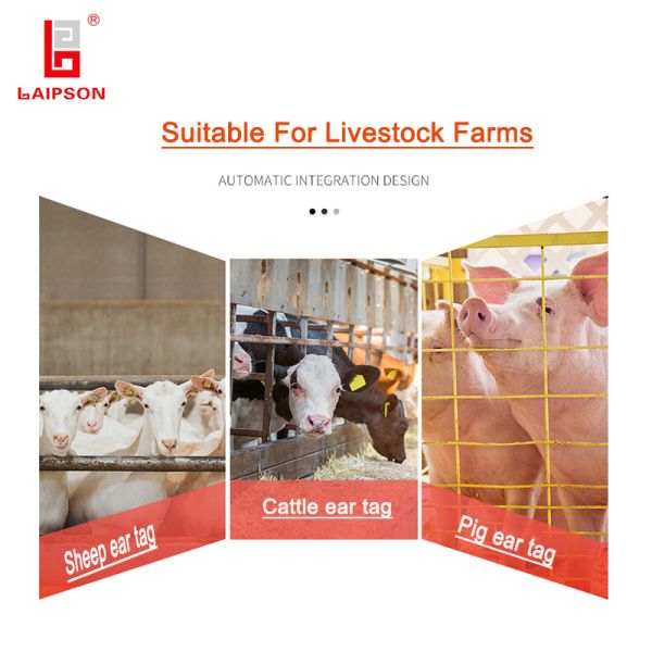 Farm Animal Ear Tag Applicator For Pig Cow Goat Automatic Electric Ear Tag Pliers