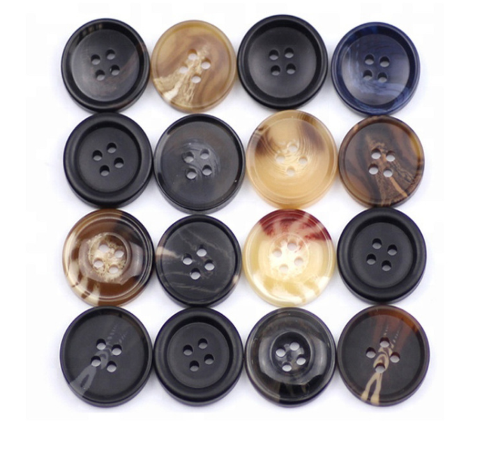 wholesale factory direct produce 2holes/4holes resin polyester shirt button