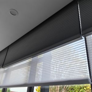 Simple Cleaning Method Modern Style Fabric Customized Honeycomb Blinds for