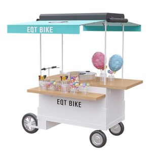 Multipurpose Commercial Bicycle Vending Cart With High Load Capacity