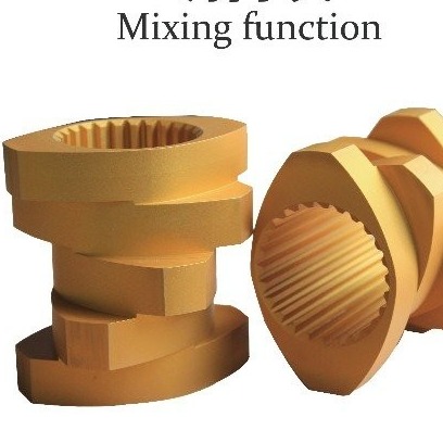 W6Mo5Cr4V Twin Screw Extruder Accessories Screw Elements Industrial Thread