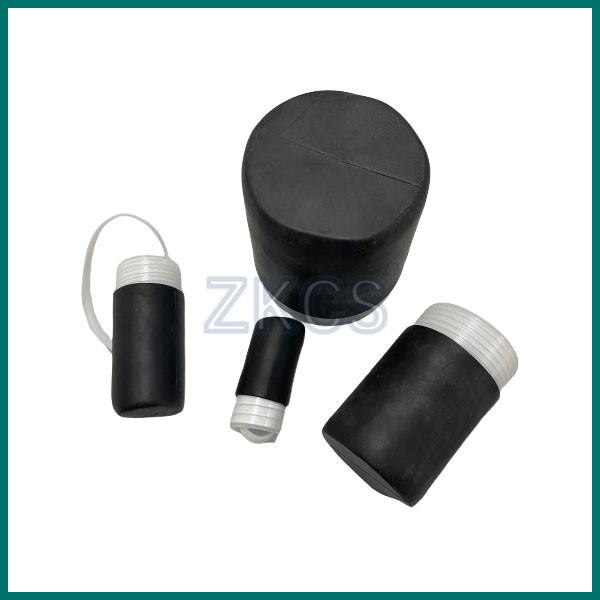 A reliable seal Cold Shrink Rubber EPDM End Cap protects cable ends from