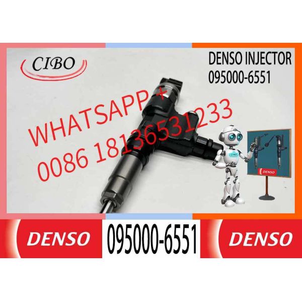 Diesel Fuel Common Rail Injector 095000-6551 095000-6550 23670-E0190 for HINO 300 N04C-TY DUTRO 4.0D