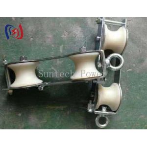 2KN Load Double Sheave Pulley Block OPGW Two Sheave Pulley Block