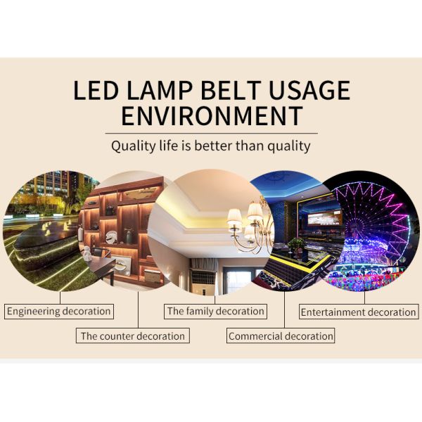 Flexible RGBWW 463nm 570lm 28W SMD 5050 LED Strip Light