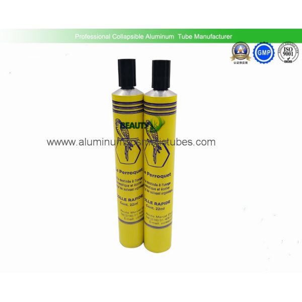 Buy 4C Printed Aluminum Collapsible Tubes , 25ml Pigment Packaging Aluminum Tube Containers at wholesale prices