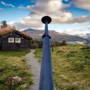 Integrated 6063 Alu Camera Antenna Surveillance Mast