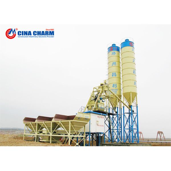 Hopper Type 25 M3/Hour Central Beton Concrete Mixing Plant JS500 mixer