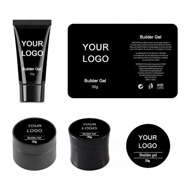 Factory Acrylic in Tube Nail Gel Arts Design Private Label Builder Gel 34 Colors 30g Poly Gel for Nail Salon Shop