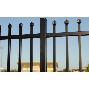 Industrial Steel fence Made In China High Quality Powder Paited At Black