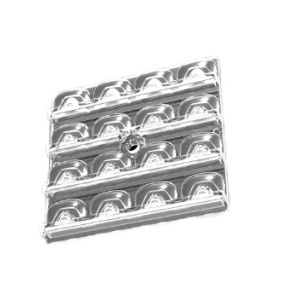 Practical SMD3030 LED Optics Lenses , 50x50mm Square LED Module