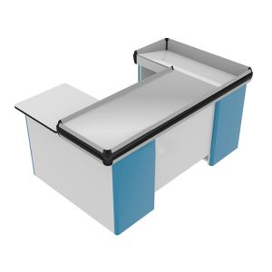 High Durability Cold Rolled Steel Checkout Counter Customized Length 0.8-1.5mm