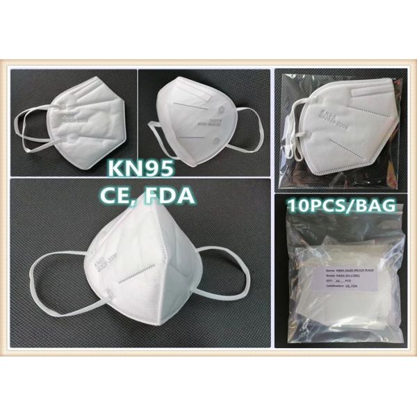 CE Foldable N95 Disposable Respirator Washable Face Mask Anti Dust Personal Protection