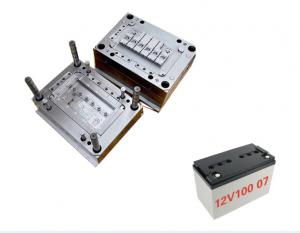 Quality 12V100 battery Case Injection Molding , Industrial Double Shot Injection Molding for sale