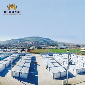 Sandwich Panels Flat Pack Prefab House Mining Site Accommodation Use