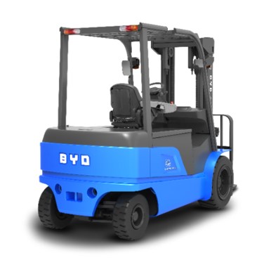BYD's Four Pivot Balance Weight 4.0-4.5-5.0 Ton Pure Electric Forklift For Dual Drive