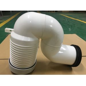 China Split Type Structure Toilet Drain Pipe Smooth Inner Wall Good Anti Leakage Effect on sale