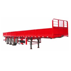 30-80T Flatbed Side Walls FUWA Trailer With Side Walls