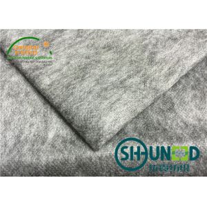 50% Polyester / 50% Nylon Non Woven Interlining With Silicon Process