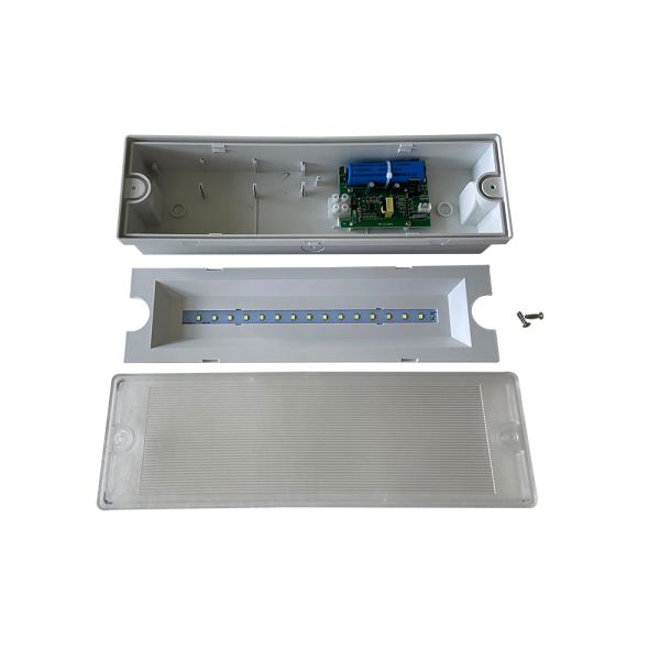 IP65 Waterproof LED Emergency Light 7.5W ABS PC Diffuser