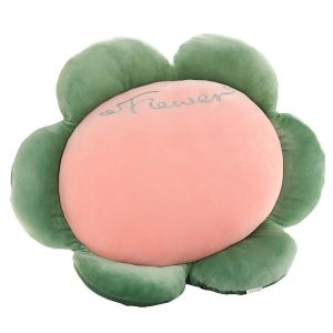 Breathable Non Slip Warm Flower Plush Cushions OEM / ODM