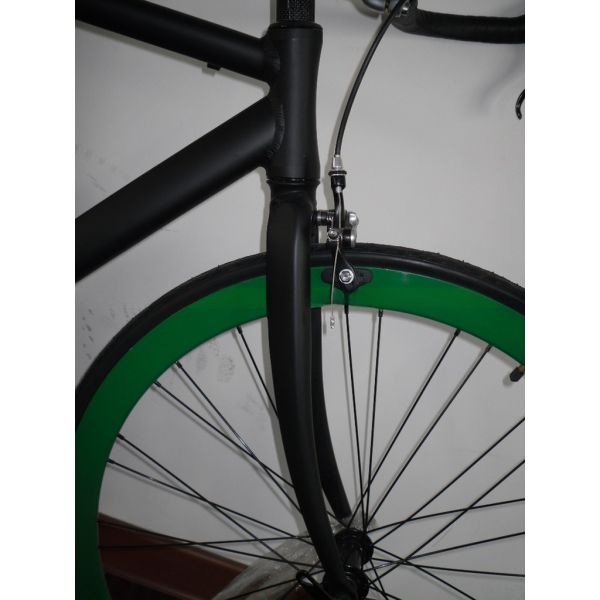 USA CE Track Fixie Bicycle 700C Aluminum Frame OEM Single Speed with Aluminum Alloy Stem