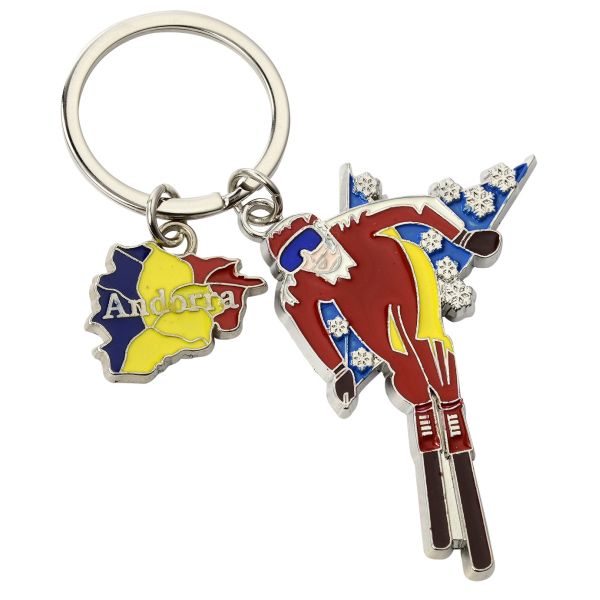 Buy Customized Shape Cute Metal Keychain Plated Logo For Plastic Products at wholesale prices