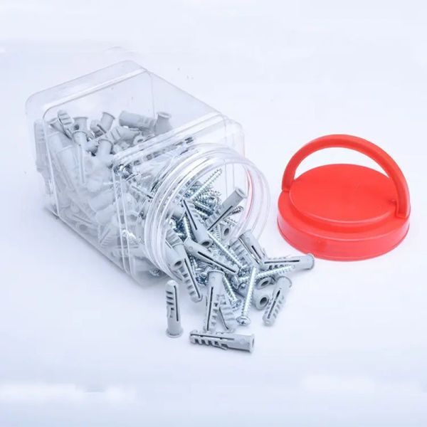 Load Capacity Nylon Expansion Concrete Screw Plastic Anchor For Secure