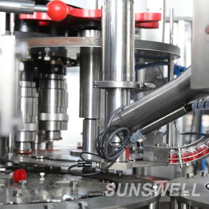 Automatic Liquid Nitrogen Dosing Filling Machine 300CPM Carbonated Beverage